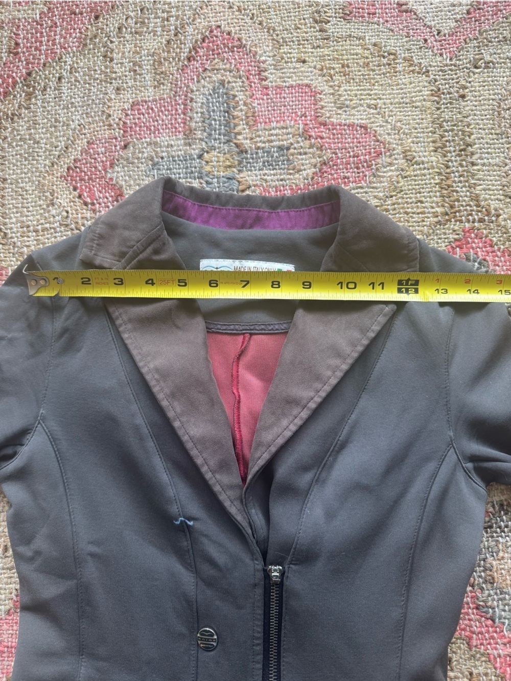 Animo Italia Women’s Equestrian Show Jacket - Grey/Purple - IT 40 / US 4 - Picture 15 of 16
